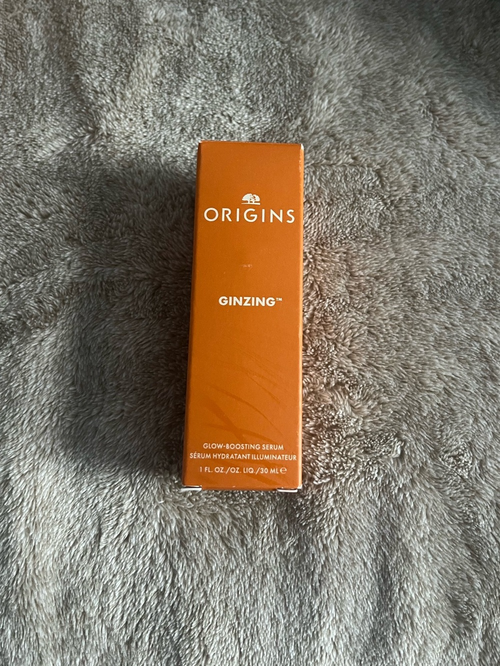 Origins GinZing Glow-Boosting Serum - Orange Packaging